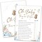 Baby Shower Games, Oh Baby True Or False, Bear Themed Blue Party Games for 25 Players, Gender Neutral